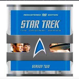 🍒 Star Trek: The Original Series - Season Two Remastered DVD TV Series Sci-Fi